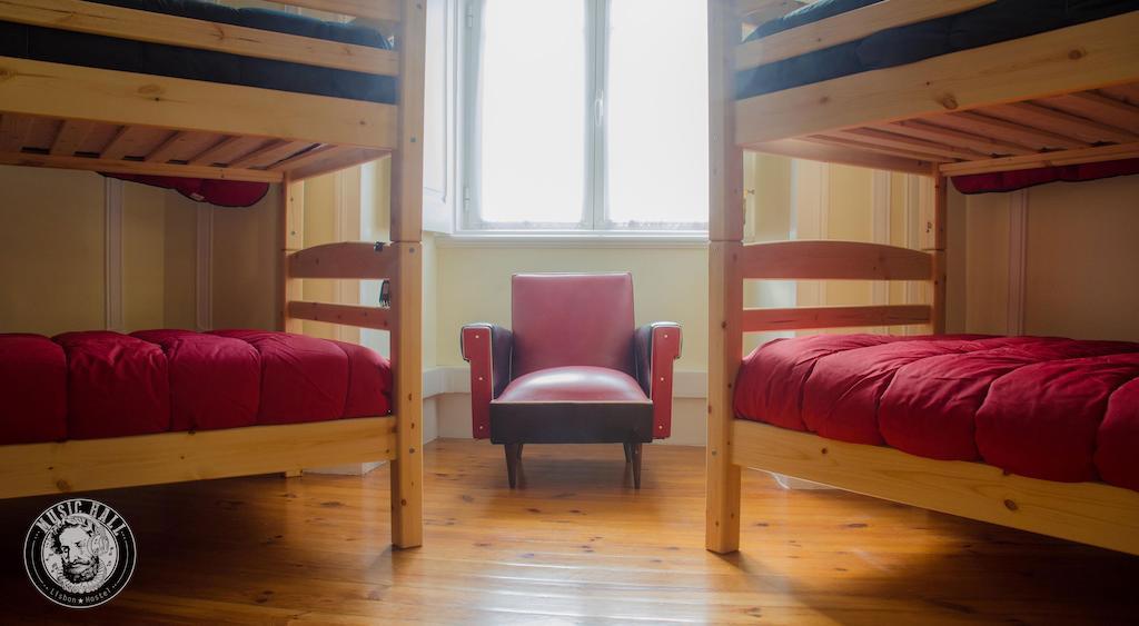 Music Hall Lisbon Hostel Oda fotoğraf